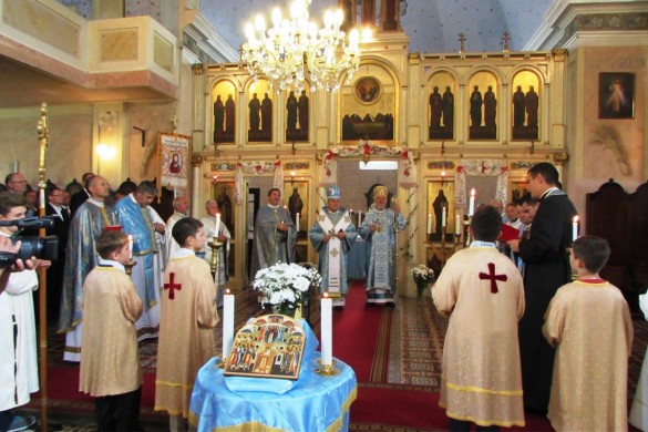 Означена 180-рочнїца грекокатолїцкей парохиї у Петровцох