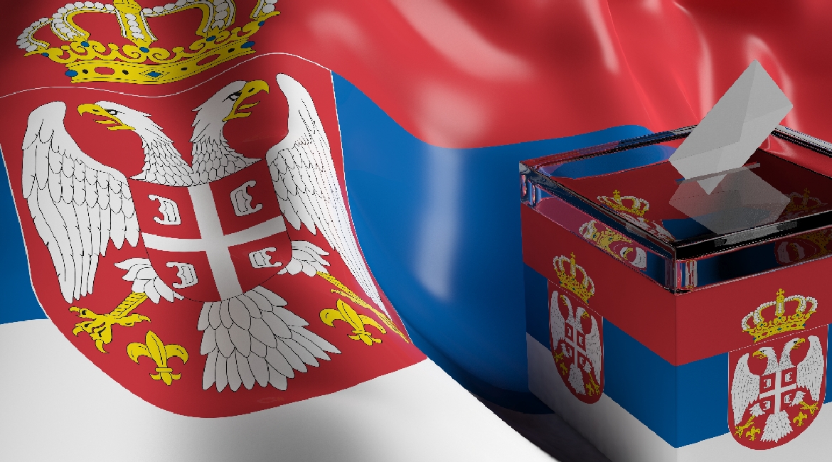 Ballot box on Serbia